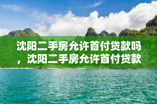 白城二手房允许首付贷款吗，白城二手房允许首付贷款吗多少钱